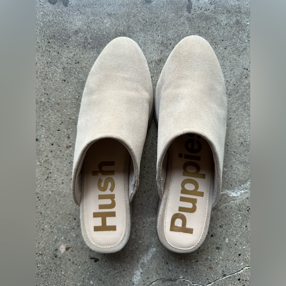 Hush Puppies Women's Tan Mules